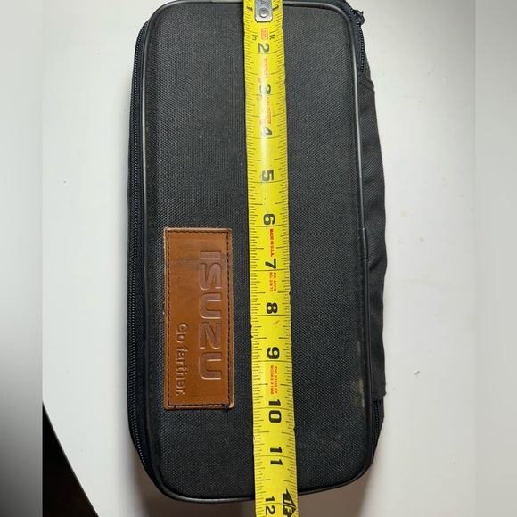 Vintage IZUZU Go Farther Unused Car Safety First Aid Zip Around Auto Kit Rare - Picture 8 of 8